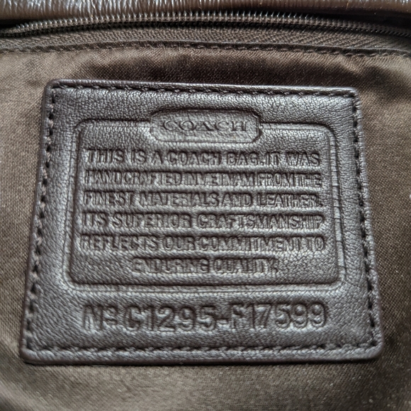 Coach Hand/Shoulder Purse - Picture 5 of 6